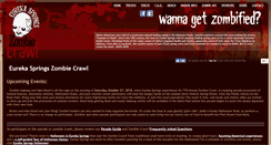 Desktop Screenshot of eurekaspringszombiecrawl.com